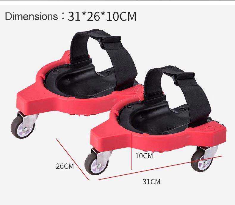 rozmery kolenných vankúšikov rolling knee pads-dimensions